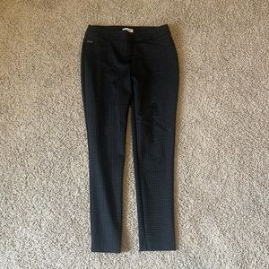 calvin klein professional work slacks. gingham pattern